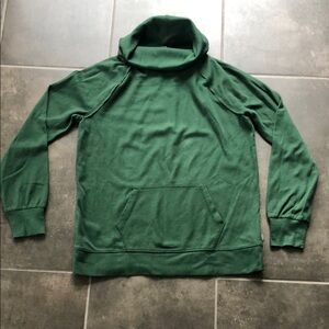 Eddie Bauer green cowl neck shirt